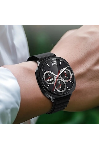 Samsung Galaxy Watch 8 44mm Uyumlu 360 Full Koruma Silikon Kılıf