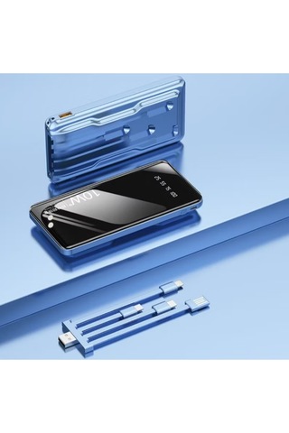 Kendinden Kablolu 10.000 Mah Powerbank Çok Renkli