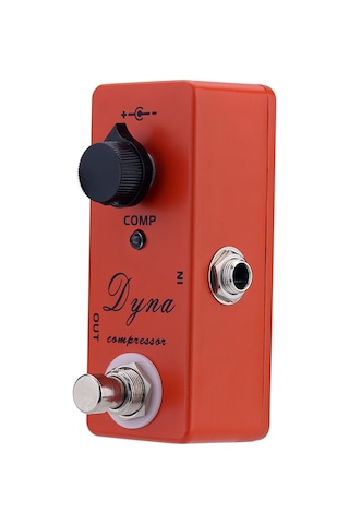 Xindoker Dyna Comp Elektro Gitar Kompresör Efekt Pedalı - Hafif, Taşınabilir, Doğru Bypass Ve Tek Düğme Kontrolü İle Kaliteli Ton