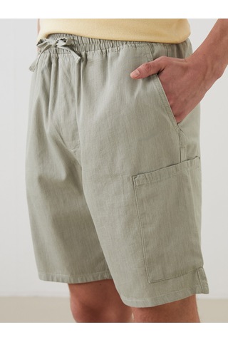 Lcw Jeans Haki Rahat Kalıp Erkek Jean Şort