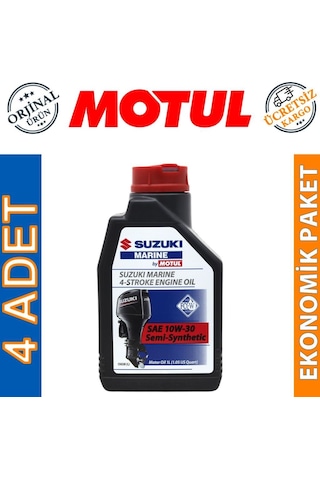 Motul Suzuki Marine 4t Sae 10w-30 1 Lt Tekne Motor Yağı 4 Adet
