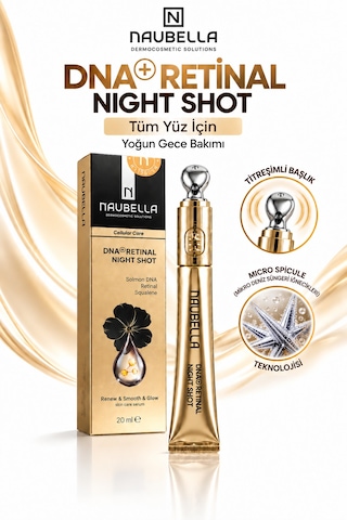 Dna Retinal Night Shot Pdrn Içeren Cildi Gençleştirmeye Yardımcı