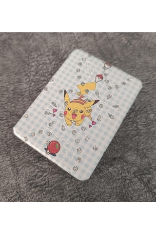 Cep Ayna Pokemeon Pikachua Makyaj Çanta Seyahat Taşınabilir Ayna Kozmetik Büyüteç Kompakt Çok Renkli