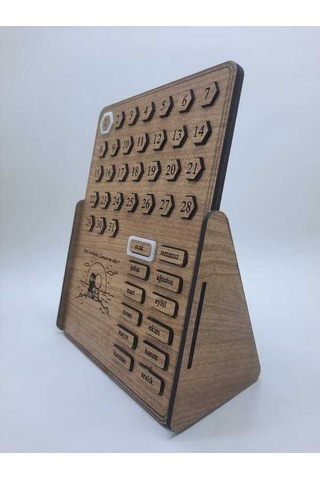 Dükkan Design Seni Sevmenin Zamanımı Olur Ahşap Sonsuz Takvim