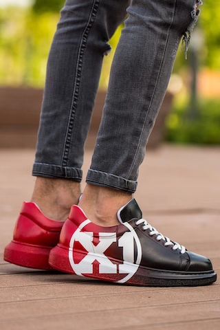Ch254 Cbt Pittura Erkek Ayakkabı 445 Sıyah / Kırmızı X1 Çok Renkli