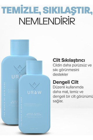 Uraw Deep-Pore Moisturizing Gözenek Sıkılaştırıcı Krem 100 ML