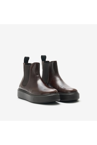 Chocolate Bot Kadın 41s2 Frau Ortıseı Chelsea Boot Kahverengi