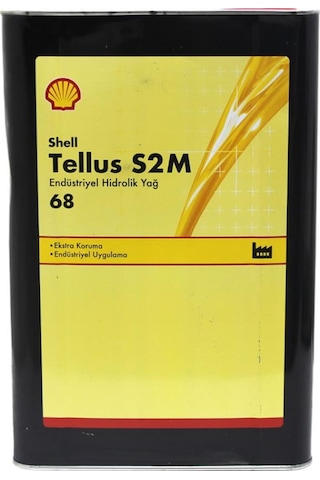 Shell Tellus S2M 68 Yüksek Performanslı Hidrolik Sistem Yağ 15 KG