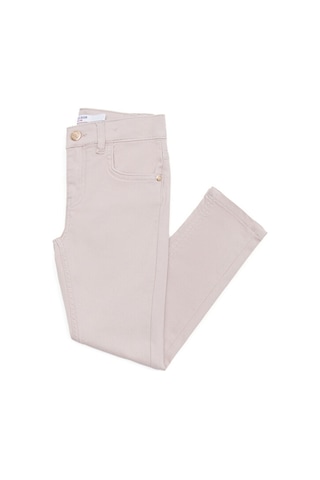 U.S. Polo Assn. Kız Çocuk Kanvas Pantolon 50264078-vr211 Gri