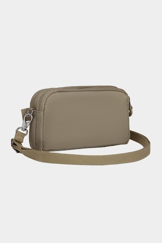 Smart Bags Minik Boy Su Geçirmez Krınkıl Kumaş Telefon Ve Postacı Çantası Açık Kahve Kahverengi
