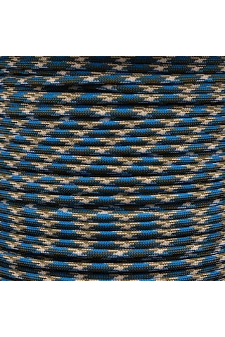 Mg Ropes Bileklik,outdoor 4 Mm Paracord İp No:95 100 Metre Mavi Bej Desenli