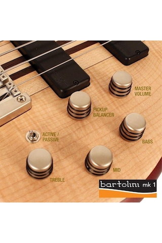 Cort A4plus Fmmh Opn Bas Gitar 4 Telli Aktif - Open Pore