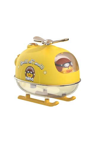 Youtek Küçük Uçak Şekilli Sessiz Nemlendirici - Sarı - Direk Takılı Tip - 300ml - 4-6 Saat Çalışma Süresi