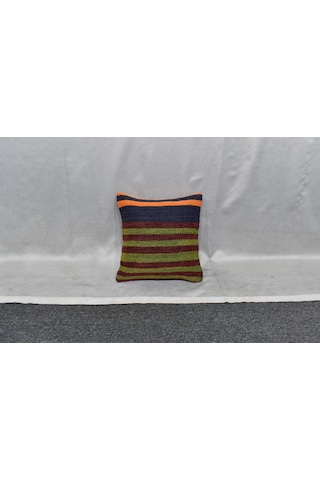 Zehra Abla Halı Yeni El Dokuma Dekoratif Kilim Kırlent Yastık Kılıfı 6230
