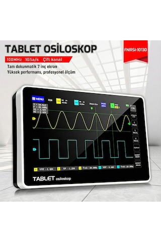 Fnırsı Ads1013d 100mhz 2 Kanal 1gsa/s Dijital Dokunmatik Tablet Osiloskop