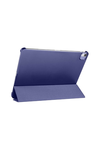 Kilifone - İpad Air 11 2025 M3 Uyumlu - Tablet Kılıfı Smart Cover Kalem Bölmeli Standlı 1-1 Kılıf - Siyah - T36467 Kılıf