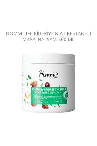 Homm Life Biberiye Ve At Kestaneli Masaj Balsam Homm Life Biberiye Ve At Kestaneli Masaj Balsam
