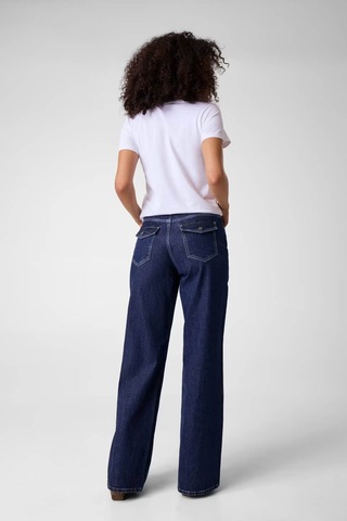 Guess G11 Wide-leg Lacivert Kadın Jean Pantolon W6ya01d1178