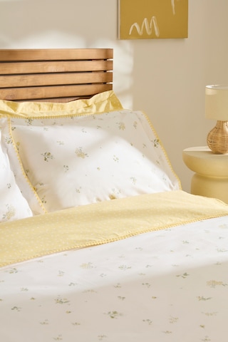 Kaşmir Home Mario Çift Kişilik Nevresim Takımı Sarı Sarı