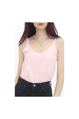 Ali Butik İp Askılı Kadın Atlet Pembe