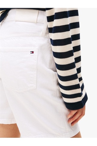 Tommy Hilfiger Dnm Straıght Short Rw Whıte Kadın Beyaz Şort - Ww0ww45924