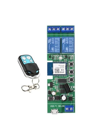 Dancemonkey Tuya 2ch Wifi Röle Modülü, Akıllı Zamanlama İle Uyumlu Alexa/google Home