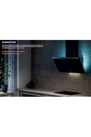 Silverline MANHATTAN SM800 IOT RGB TW Ankastre Davlumbaz