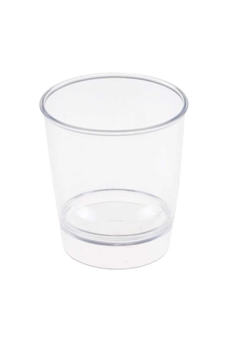 Mika Akrilik Shot Bardak Mum Bardağı 6x4.2 Cm 35 Cc 12 Adet
