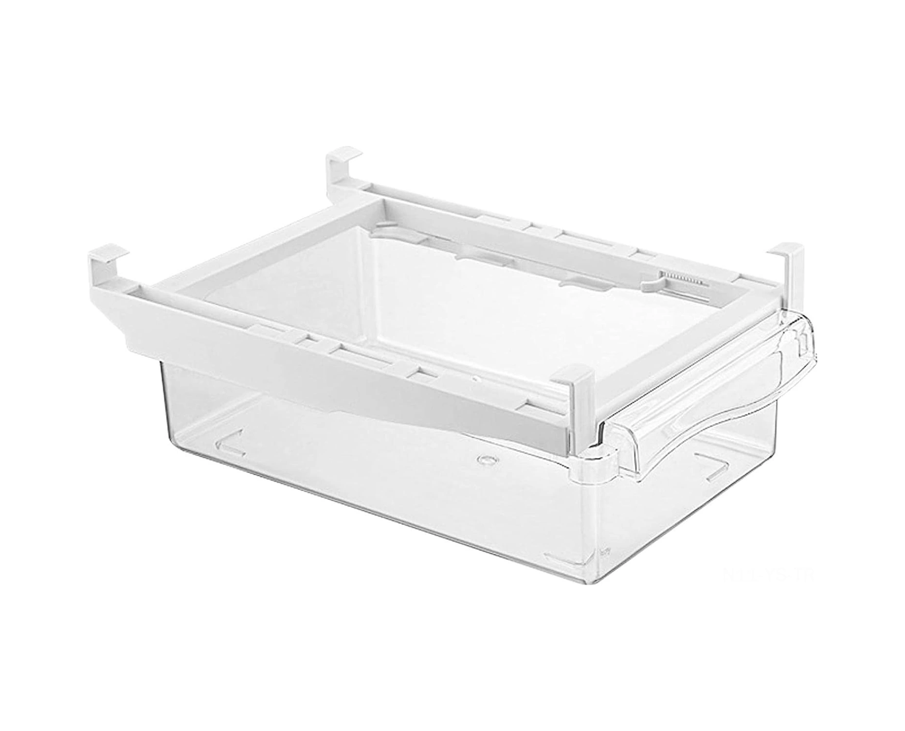 Yunboo Buzdolabı İçin Pp Materyal Transparan Seçmeli Çekmeli Dolap - Yiyecekleri Düzenle, Mekan Tasarruf Et, Kolay Erişim 30x16x8cm Şeffaf