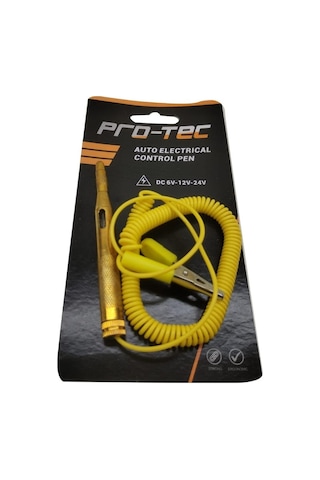 Pro-tec Oto Kontrol Kalemi Spiral Kablolu 6-12-24 V