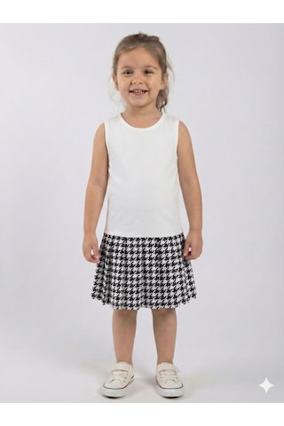 Xo Kids Kız Çocuk Elbise 3-7 Yaş 4028 Kırmızı