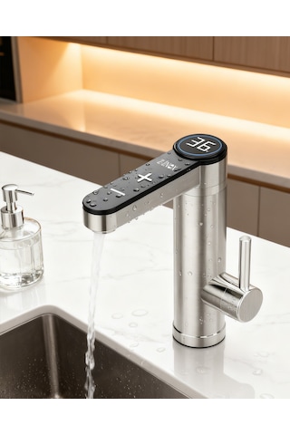 Zln3799 Elektrikli Musluk Inox