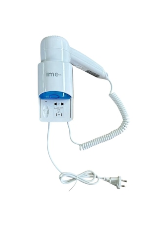 İmc Teknik Otel Tipi Saç Kurutma Makinesi 1300w Tıraş Prizli