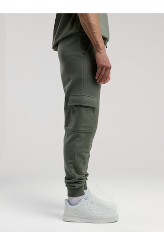 Ever Essentials Regular Haki Erkek Kargo Cepli Jogger Haki