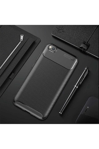 Xiaomi Redmi Go Kılıf Zore Negro Silikon Kapak Siyah