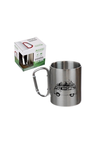 Katlanır Saplı Çelik Kupa 180 Ml