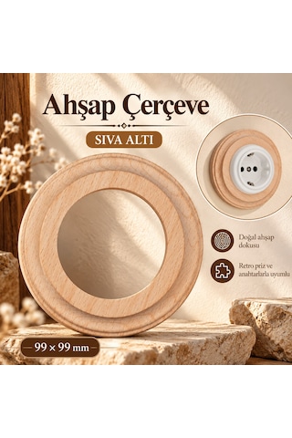 Ahşap Çerçeveler 1 Gözlü Sıva Altı 222 061 90221