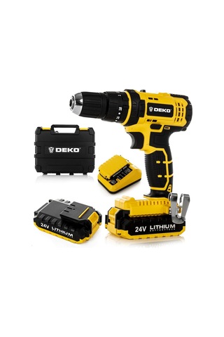 Deko Q-Torx 24V 5 Ah Li-ion Çift Akülü Darbeli Matkap Vidalama