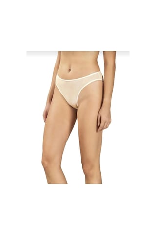 Jiber 655 Kadın Likralı Pamuklu Bikini Külot 6 Adet Ten
