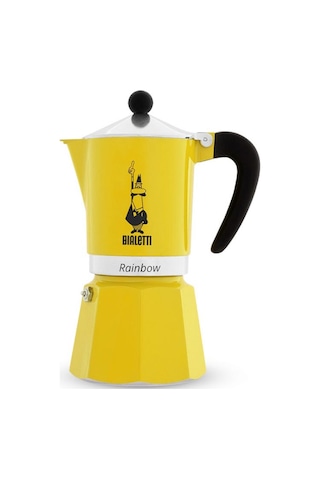 Bialetti Rainbow Sarı Mokapot 3 Cup