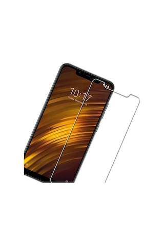 Xaiomi Pocophone F1 Kırılmaz Ekran Koruyucu Temperli Cam