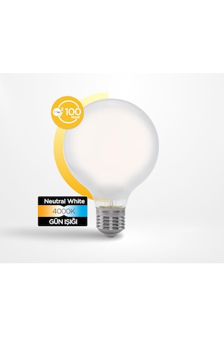 Lexroo Filament Ampul E27 11w 1521lm 4000k Milky Standart