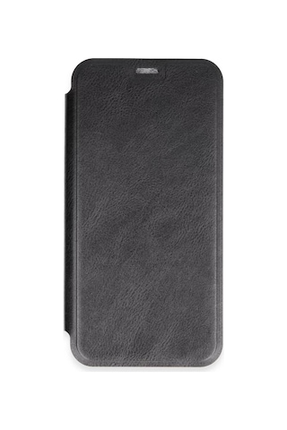 Newface  Apple  Uyumlu iPhone 16 Plus Kılıf Flip Cover - Siyah