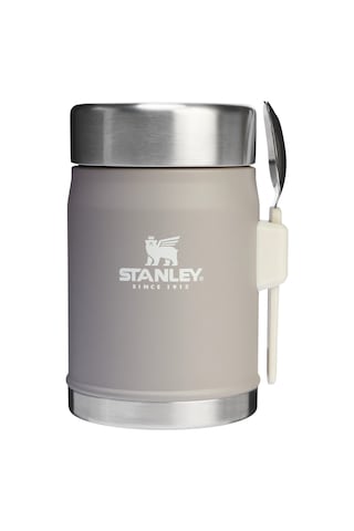 Stanley The Legendary Food Jar + Spork 0.4l Yemek Termosu Gri