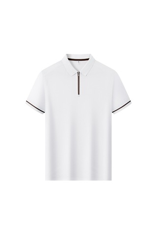 New Performance Premium Polo T-shirt 90.3% Nylon 9.7% Spandex Beyaz
