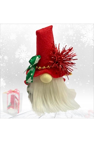 Kutulu Yılbaşı Şans Cücesi, 12cm X 9cm - 1 Adet