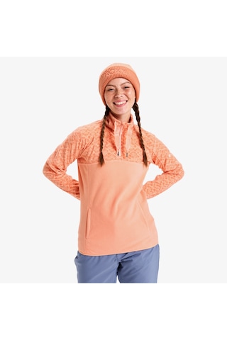 Roxy Sayna Half Zipped Kadın Pembe Polar Üst Erjft04831 Pembe