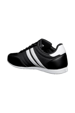 Best Of 2086-26 Cilt Deri Anatomik Erkek Sneaker Siyah Beyaz Siyah