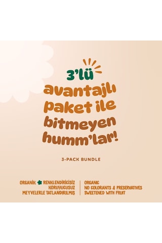 Organik Vegan Keçiboynuzlu Tahinli Ballı Kinoalı Kurabiyeler Atıştırmalık Paketi - 3 Adet 3 Çeşit 165 G