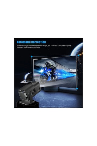 Hy320 Max Taşınabilir Projektör Full Hd Ev Sineması 300 Ansı Lümen 4k Video Android Projeksiyon+oyun